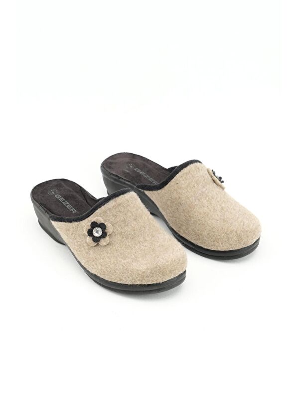 Gezer Bej Gezer Kışlık Ev Bahçe Yüksek Topuk Kadın Terlik