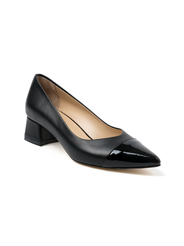 John May Siyah John May Stiletto Mar Kadın Topuklu/ MAR-23K-191-458 RGN-SİYAH CİLT