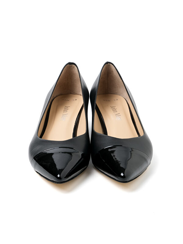 John May Siyah John May Stiletto Mar Kadın Topuklu/ MAR-23K-191-458 RGN-SİYAH CİLT