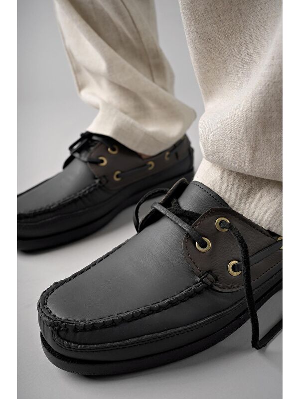 Sidro Deri Erkek Günlük Klasik Casual Ayakkabı - Görsel 4