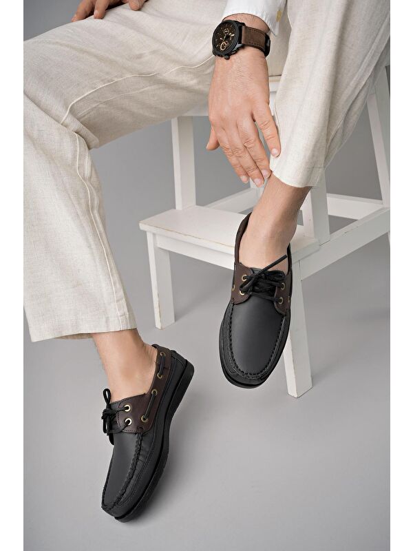 Sidro Deri Erkek Günlük Klasik Casual Ayakkabı - Görsel 5