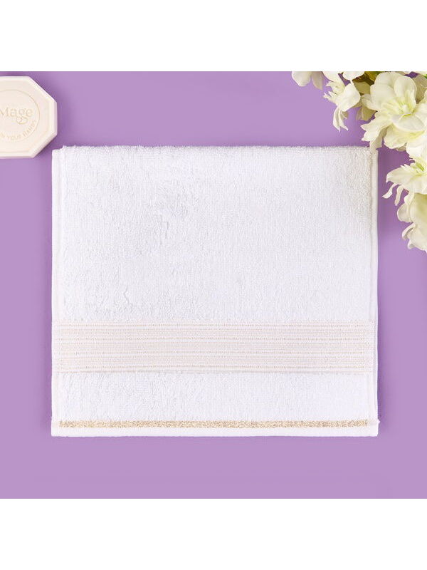 Evidea Soft Golden Star Blank El Havlusu - Ekru - 30x50 cm