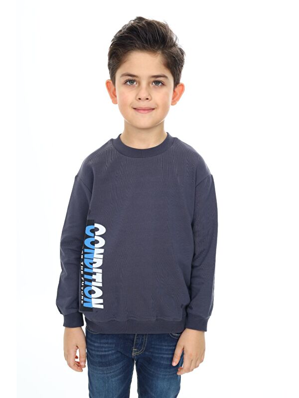 Toontoykids Erkek Çocuk Baskılı Sweatshirt