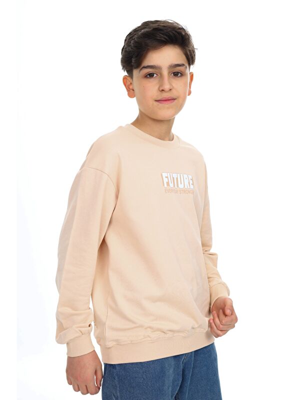 Toontoykids Erkek Çocuk Baskılı Sweatshirt