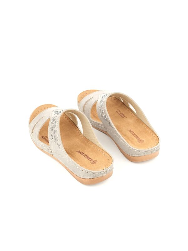 Yazlık Kadın Suni Deri Koleksiyon Terlik - Görsel 5