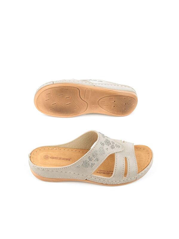 Yazlık Kadın Suni Deri Koleksiyon Terlik - Görsel 6