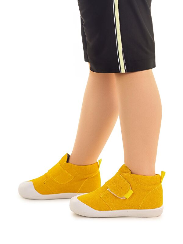 Winnie İlk Adım Cırtlı Erkek Bebek Günlük Bot Ayakkabı - Görsel 3