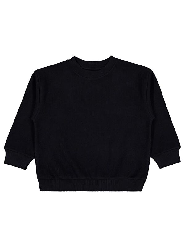 Civil Boys Basic Selanik 2-5 Yaş Sweatshirt - Siyah 5-6 Yaş