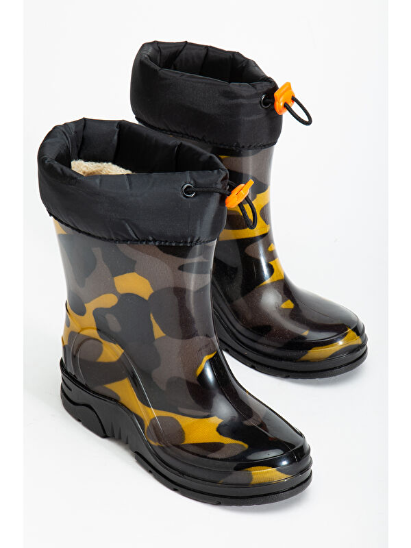 Arısan Termal Kürklü Soğuk Geçirmez Unisex Çocuk Çizme - Görsel 4