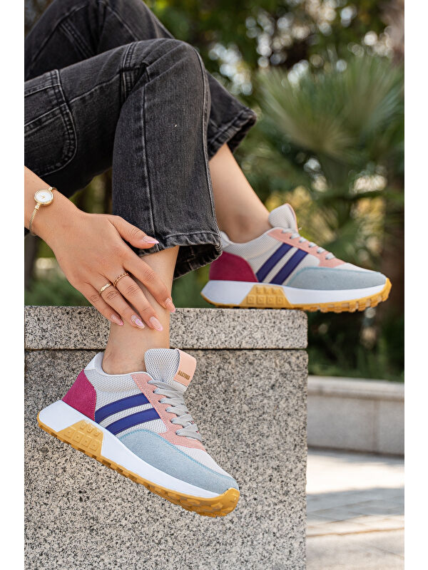 Günlük Ortopedik Kadın Sneaker Spor Ayakkabı - Görsel 2