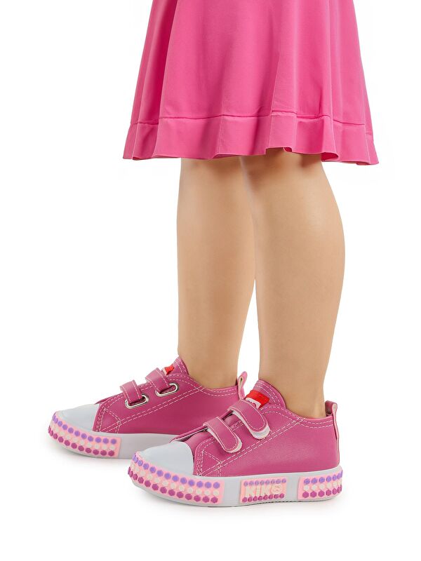 Kach Cırtlı Kız Bebek Günlük Spor Ayakkabı - Görsel 3