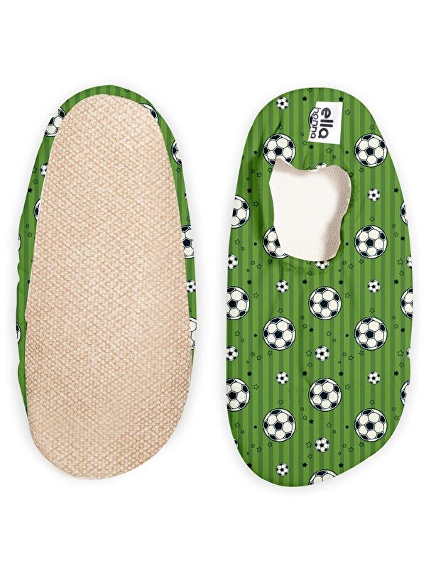 Kaydırmaz Taban, Unisex Bebek, Çocuk Deniz Ayakkabısı, Havuz Patiği, Dinozor - Görsel 3