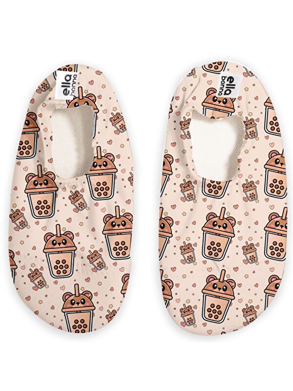 Kaydırmaz Taban, Unisex Bebek, Çocuk Deniz Ayakkabısı, Havuz Patiği, Dinozor - Görsel 2