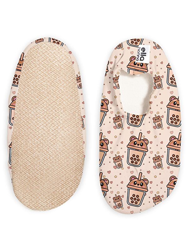 Kaydırmaz Taban, Unisex Bebek, Çocuk Deniz Ayakkabısı, Havuz Patiği, Dinozor - Görsel 3