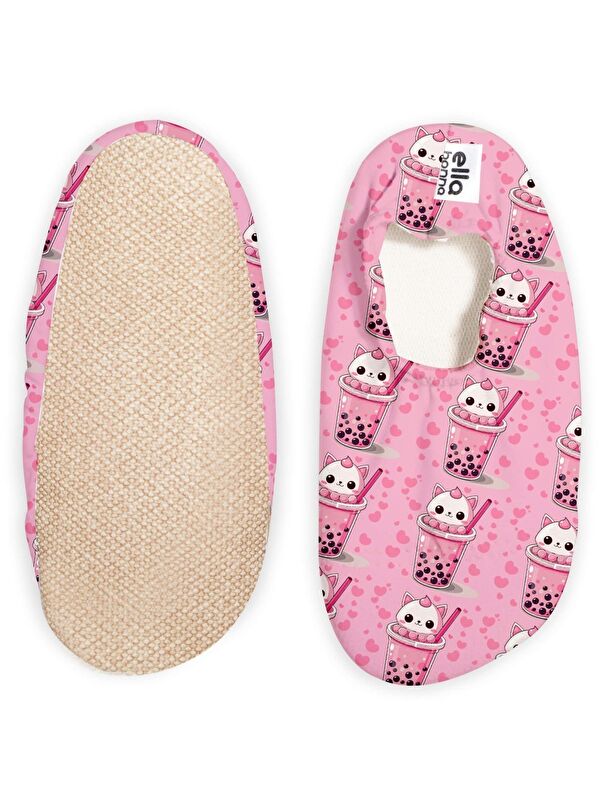 Kaydırmaz Taban, Unisex Bebek, Çocuk Deniz Ayakkabısı, Havuz Patiği, Dinozor - Görsel 3