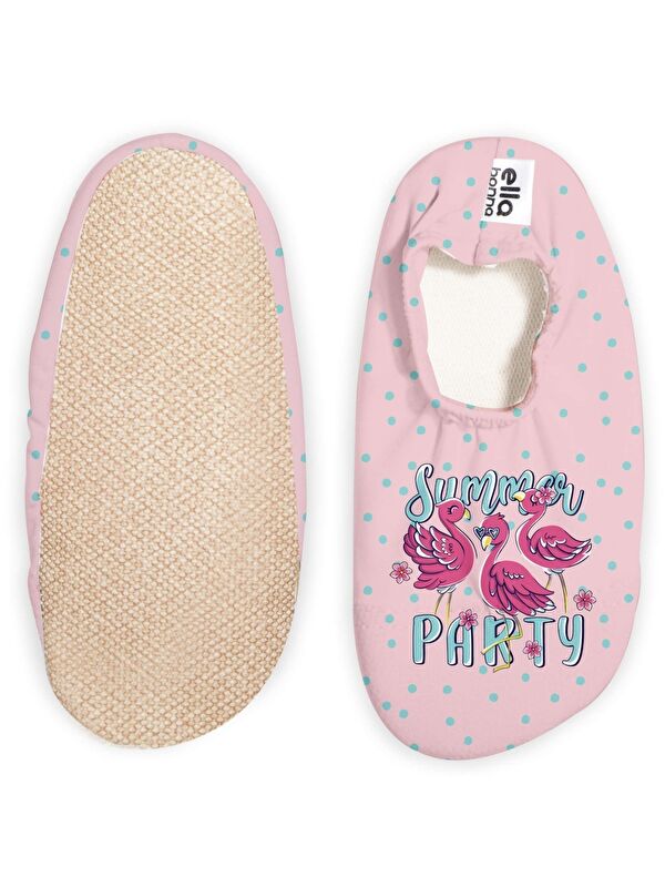 Kaydırmaz Taban, Unisex Bebek, Çocuk Deniz Ayakkabısı, Havuz Patiği, Dinozor - Görsel 3