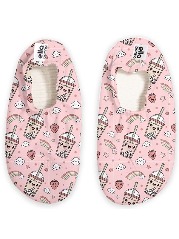 Kaydırmaz Taban, Unisex Bebek, Çocuk Deniz Ayakkabısı, Havuz Patiği, Dinozor - Görsel 2