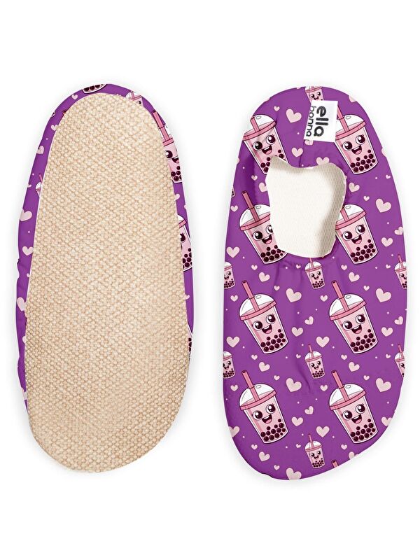 Kaydırmaz Taban, Unisex Bebek, Çocuk Deniz Ayakkabısı, Havuz Patiği, Dinozor - Görsel 3