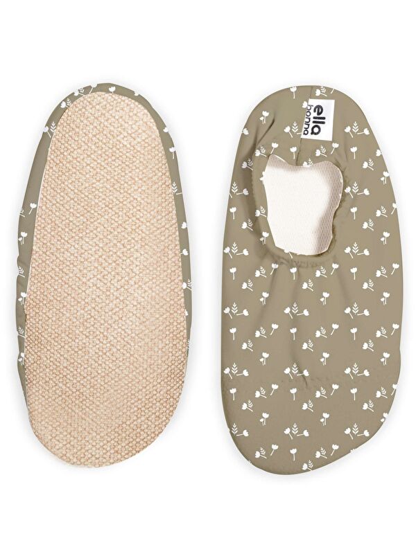 Kaydırmaz Taban, Unisex Bebek, Çocuk Deniz Ayakkabısı, Havuz Patiği, Dinozor - Görsel 3