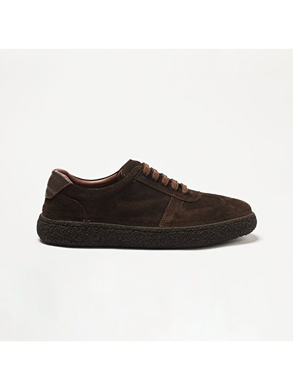 John May Erkek Oxford ( Klasik) OG-2180 2164-104 Kahve Süet-Kahve Dolaplı