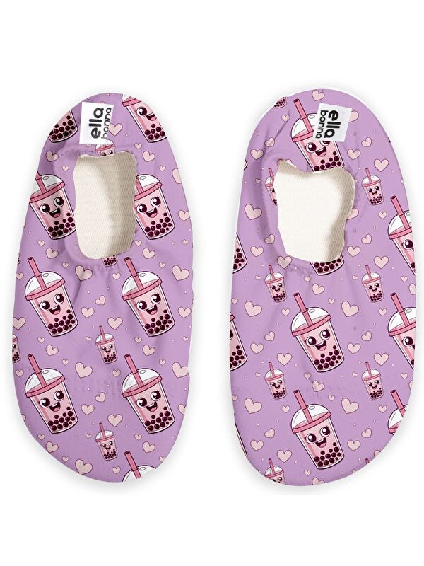 Kaydırmaz Taban, Unisex Bebek, Çocuk Deniz Ayakkabısı, Havuz Patiği, Dinozor - Görsel 2