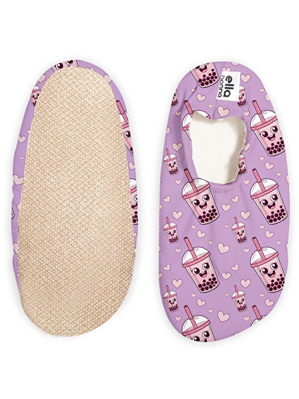 Kaydırmaz Taban, Unisex Bebek, Çocuk Deniz Ayakkabısı, Havuz Patiği, Dinozor - Görsel 3