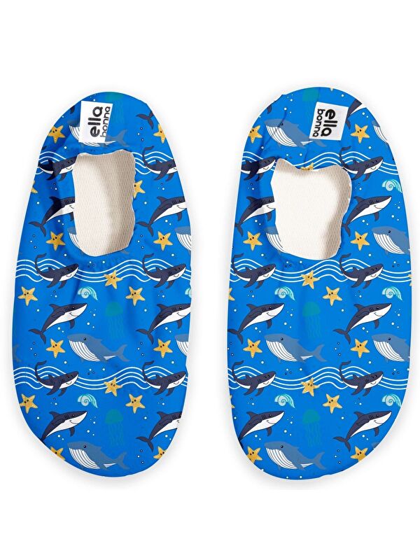 Ella Bonna Kaydırmaz Taban, Unisex Bebek, Çocuk Deniz Ayakkabısı, Havuz Patiği, Dinozor