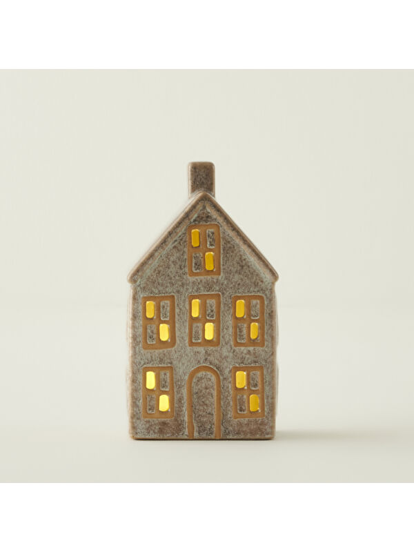 Bella Maison Home Yılbaşı Ledli Aydınlatma Bej (10x7x18 cm)