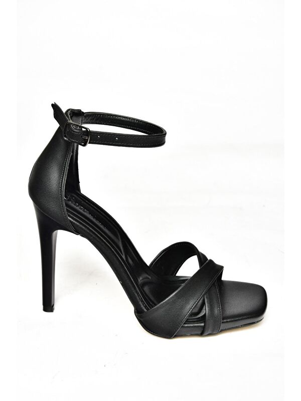 S2511460 Siyah Kadın Topuklu Ayakkabı - Görsel 2