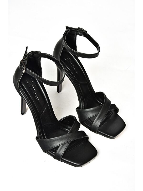 S2511460 Siyah Kadın Topuklu Ayakkabı - Görsel 5