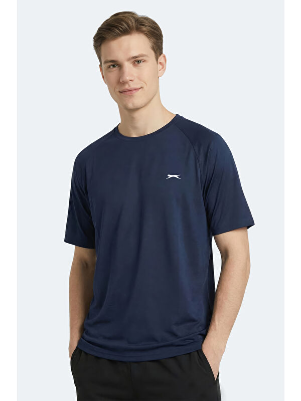 SLAZENGER RISING Erkek Lacivert Tişört