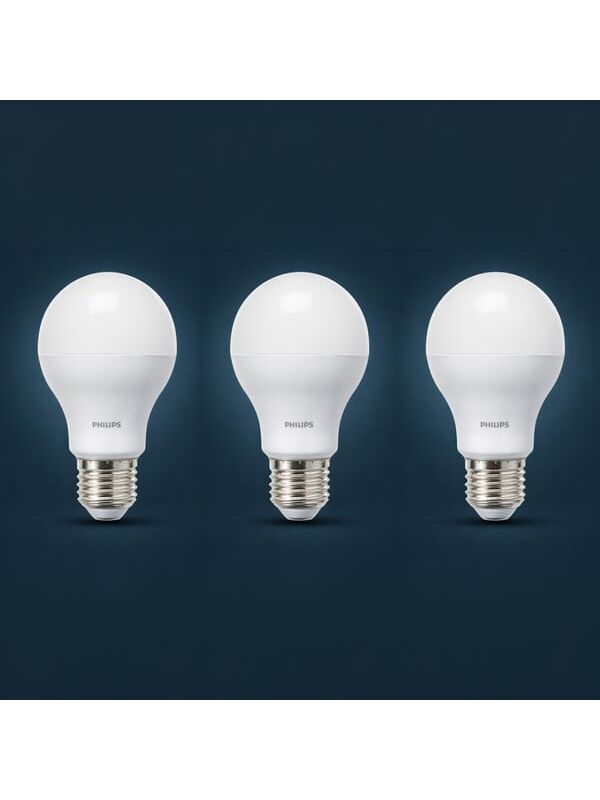 Philips LedBulb 8-60W 720Lm E27 New Gen 3’Lü Ampul - 6500K - Beyaz Işık