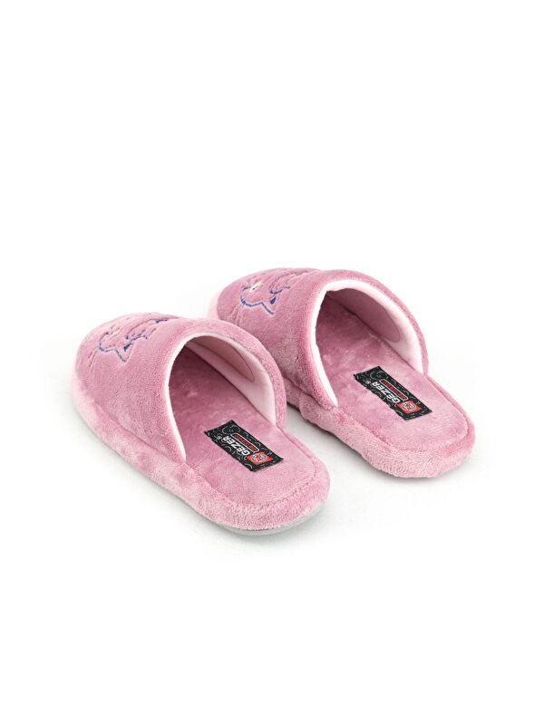 Kışlık Nakışlı Tasarım Fashion Ev Bahçe Kadın Terlik - Görsel 5