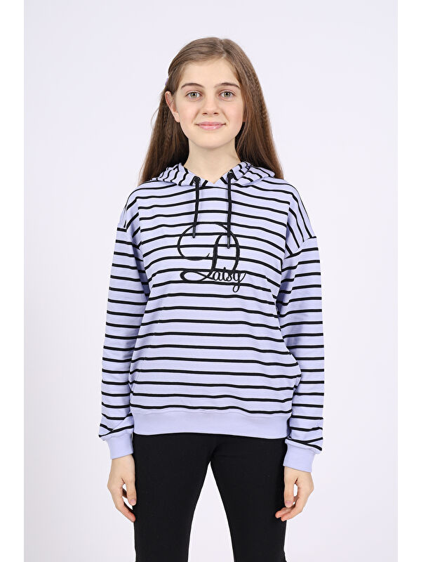Toontoykids Kız Çocuk Nakışlı Sweatshirt