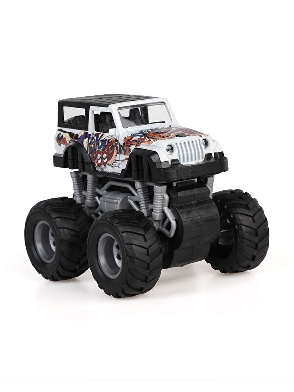 Vardem Oyuncak Isıklı- Muzıklı 1:32 Safarı Kralı Jeep 4x4 - Beyaz