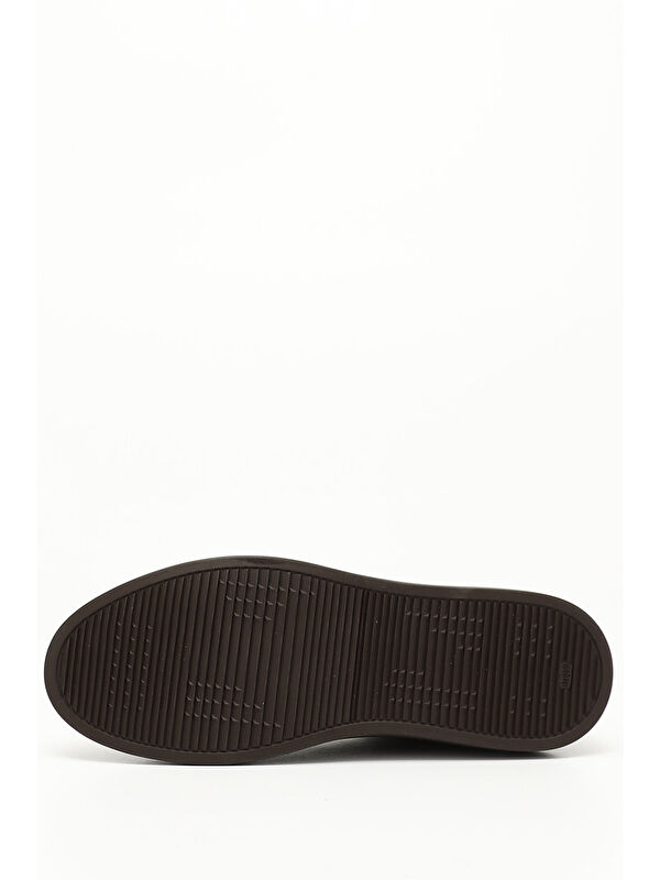 ÇİKOLATA KAHVE Platinum Hakiki Deri Bağcıklı Erkek Günlük Sneaker 31640 - Görsel 5