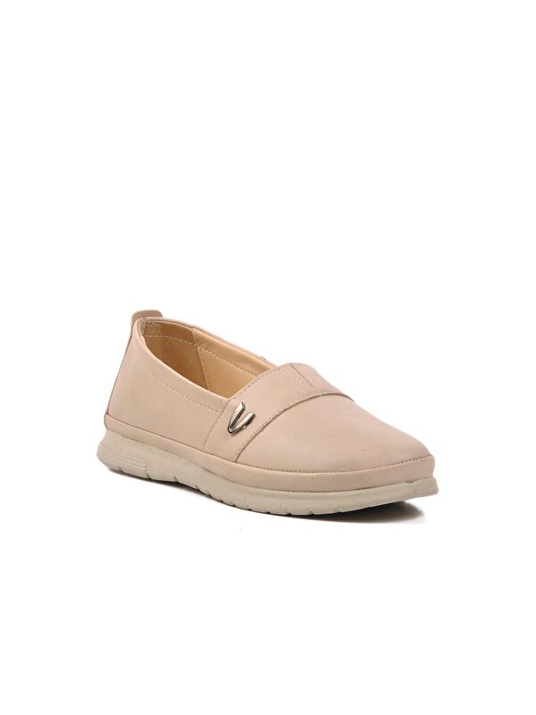 Bej Kadın Anatomik Ayakkabı 673459 - Görsel 4