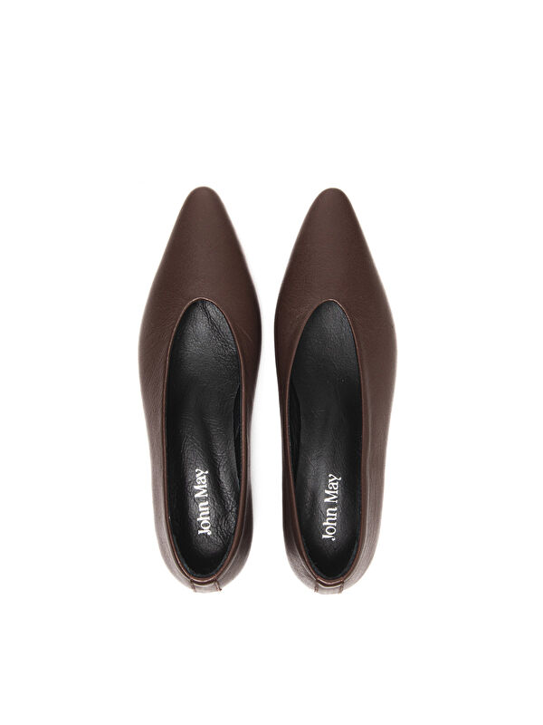 John May Kahverengi John May Stiletto Mar Kadın Topuklu/ MAR-25K-241-KAREN Koyu Kahve