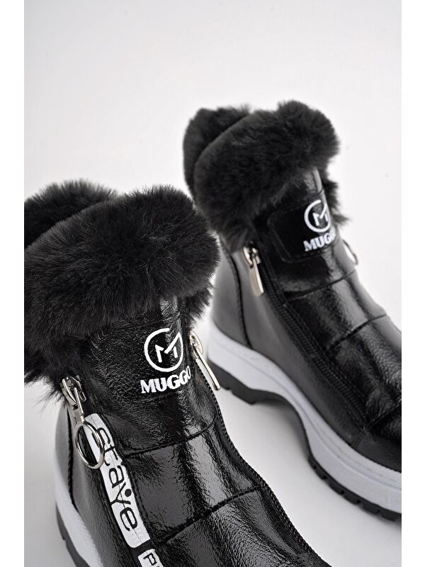 BUBBLE Kaymaz Taban İçi Kürklü Yandan Fermuarlı Çocuk Bot - Görsel 6