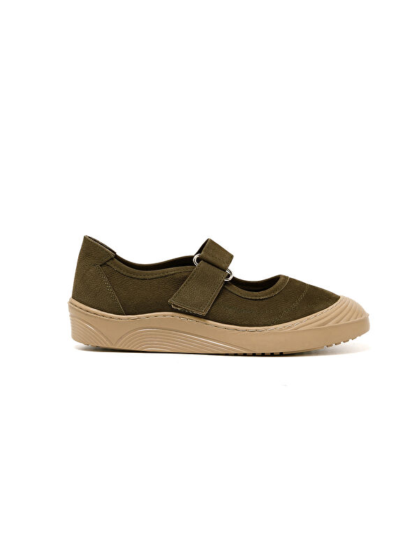 John May Kadın Sneaker ( Günlük) MAR-25Y-238-1031 Haki Nubuk