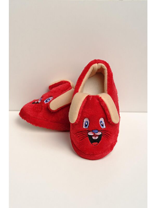 Mino Kulakcıklı Kaydırmaz Kreş Ev Okul Ayakkabısı Unisex Bebek Çocuk Panduf - Görsel 3