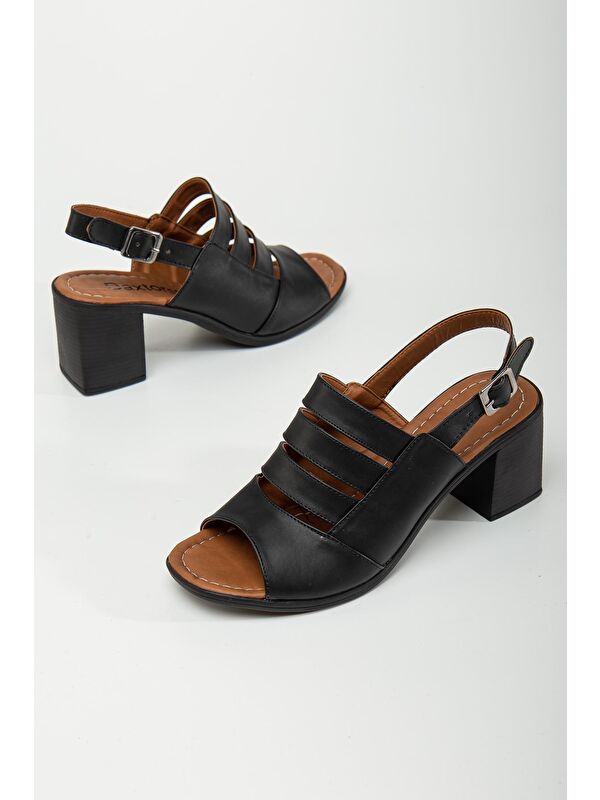 D1704 Kadın Klasik Topuklu Ayakkabı - Görsel 6