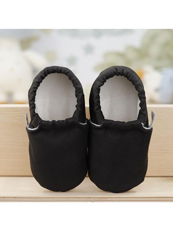 Desenli Bebek Patiği, Kaydırmaz Taban, Ev Kreş Ayakkabısı Panduf - Görsel 5