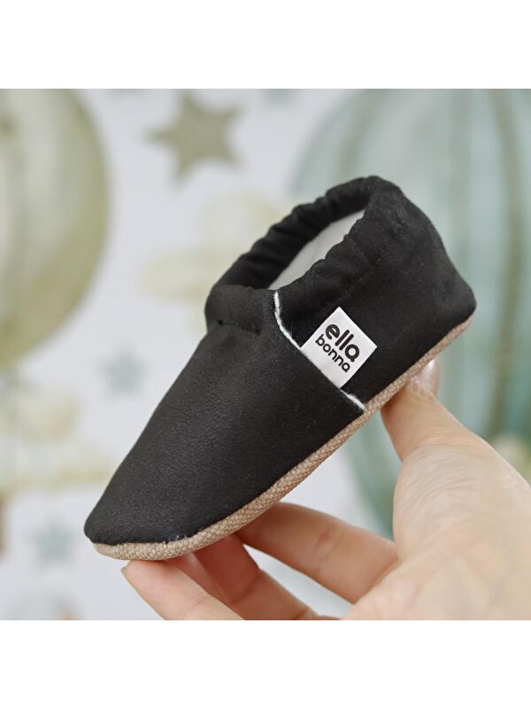 Desenli Bebek Patiği, Kaydırmaz Taban, Ev Kreş Ayakkabısı Panduf - Görsel 6