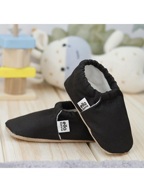 Desenli Bebek Patiği, Kaydırmaz Taban, Ev Kreş Ayakkabısı Panduf - Görsel 7