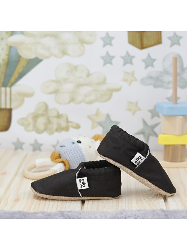 Desenli Bebek Patiği, Kaydırmaz Taban, Ev Kreş Ayakkabısı Panduf - Görsel 8