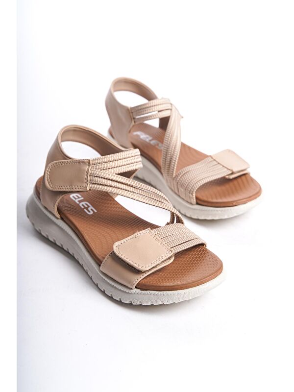 D458 Günlük Ortopedik Kadın Sandalet - Görsel 3
