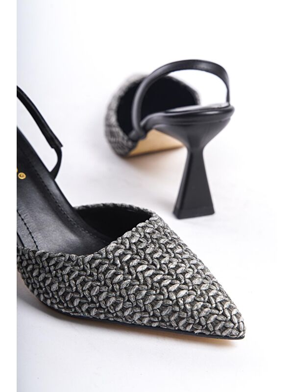 D449 Günlük Kadın Klasik Topuklu Ayakkabı - Görsel 3