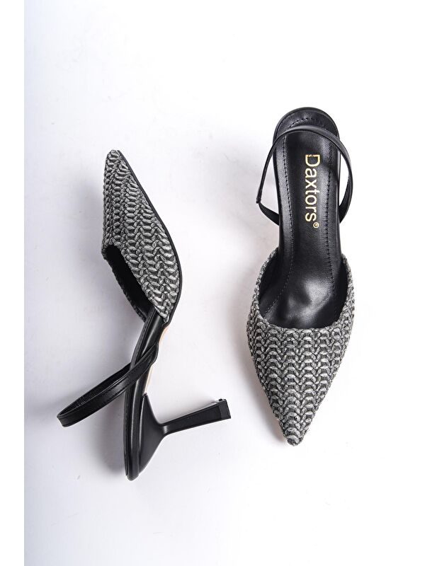 D449 Günlük Kadın Klasik Topuklu Ayakkabı - Görsel 4