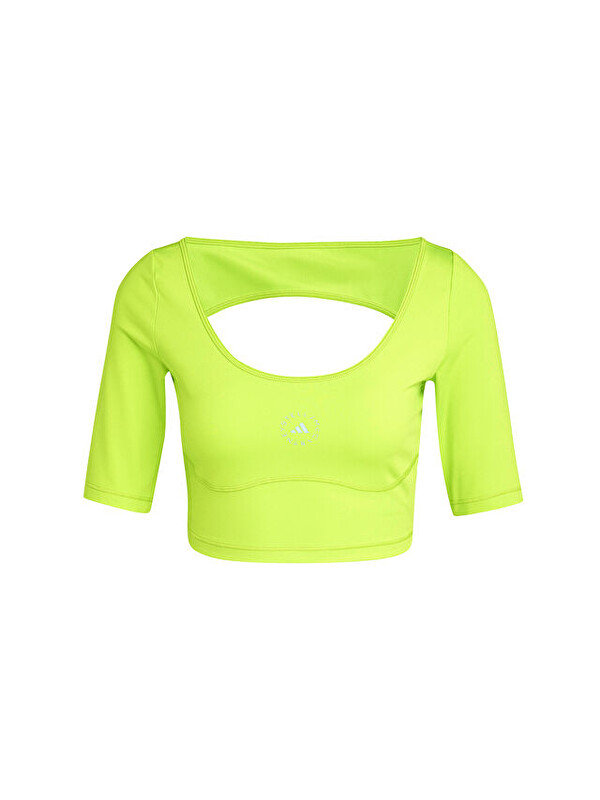 Adidas Asmc Crop Kadın Günlük Tişört IX8072 Yeşil